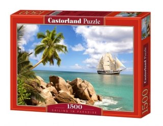Puzzle 1500 elementów Sailing in Paradise CASTORLAND C-150526