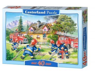 Puzzle 40 Maxi podłogowe Fire Brigade CASTORLAND B-040025