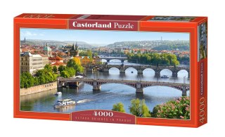 Puzzle 4000 elementów Vltava Bridges in Prague CASTORLAND C-400096