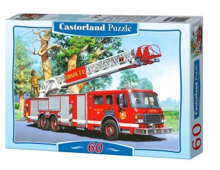 Puzzle 60 elementów Fire Engine CASTORLAND B-06595