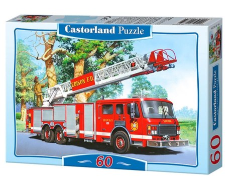 Puzzle 60 elementów Fire Engine CASTORLAND B-06595