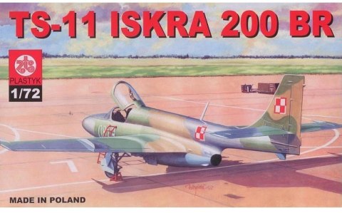 Samolot do sklejania 1 72 Iskra PLASTYK ZTS S-017