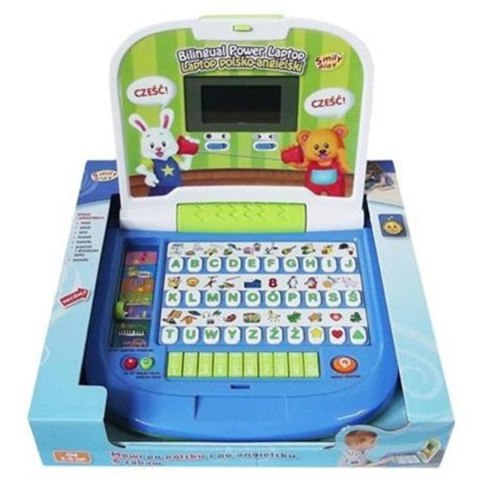 Zabawka edukacyjna Laptop dwujęzyczny SMILY PLAY 8030