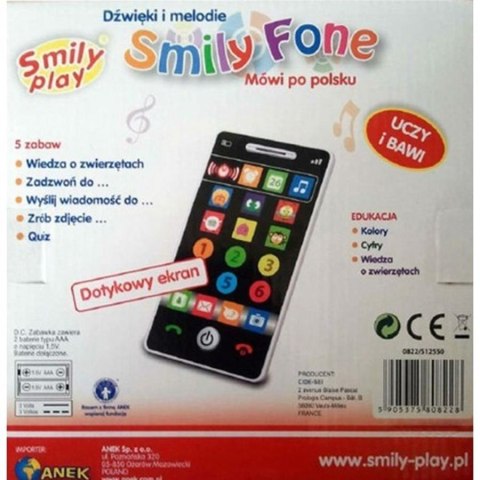 Zabawka edukacyjna Telefon SMILY PLAY 0822 AN01
