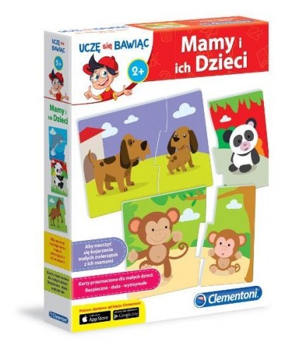 Clementoni Gra Edukacyjna Mamy i Ich Dzieci 60913