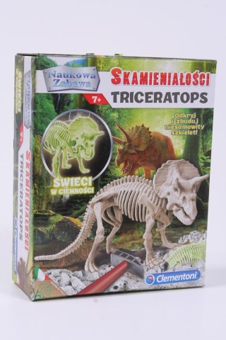 Clementoni Skamieniałości Triceratops Fluorescencyjny 60892