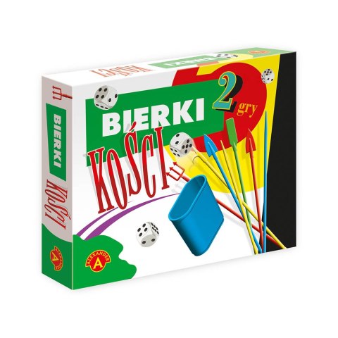 -Gra 2 w 1 Kości bierki ALEXANDER 1384