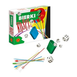 -Gra 2 w 1 Kości bierki ALEXANDER 1384