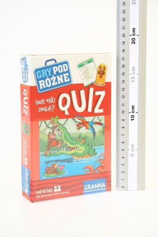 Gra Quiz Gdzie raki zimują GRANNA 0214