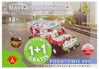 Klocki Konstrukcyjne metalowe Mały Konstruktor Pogotowie GRATIS ALEXANDER 1624