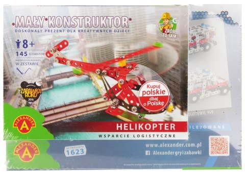 Klocki Konstrukcyjne metalowe Mały Konstruktor Straż Pożarna GRATIS ALEXANDER 1623