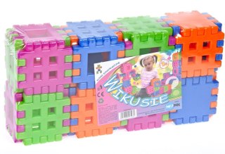Klocki konstrukcyjne wafle 48 elementów Wikusie CZAKO 025982
