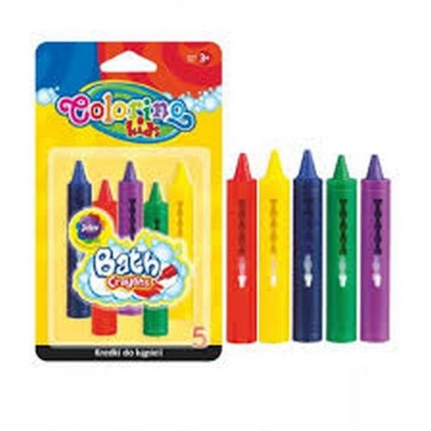 Kredki do kąpieli 5 kolorów Colorino Kids PATIO 67300