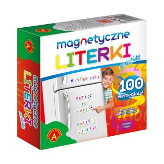Literki magnetyczne na lodówkę 100 elementów ALEXANDER 0811