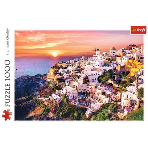 Puzzle 1000 elementów Zachód nad Santorini TREFL 10435 TR