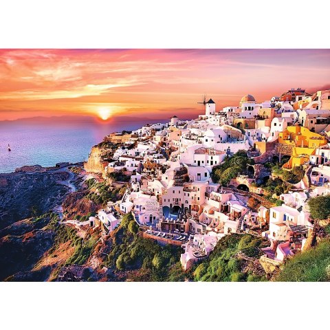 Puzzle 1000 elementów Zachód nad Santorini TREFL 10435 TR