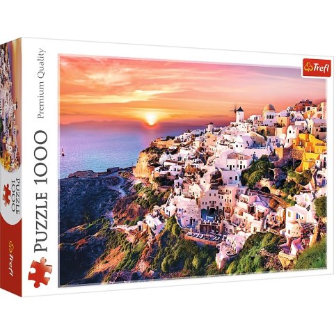 Puzzle 1000 elementów Zachód nad Santorini TREFL 10435 TR