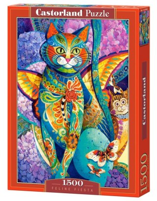 Puzzle 1500 elementów Feline-Fiesta CASTORLAND C-151448