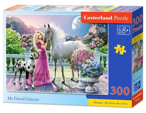 Puzzle 300 elementów My Friend Unicorn CASTORLAND B-030088