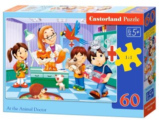 Puzzle 60 elementów At the Animal Doctor CASTORLAND B-06847