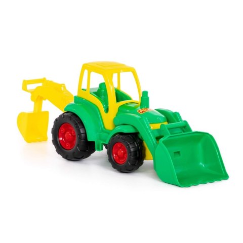 Traktor z akcesoriami 48 cm Mistrz Wader POLESIE 0513