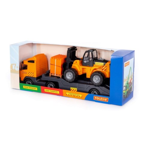 Auto ciężarowe holownik wózek widłowy 75cm Volvo WADER POLESIE 36889 WADP