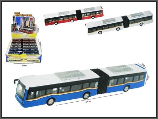 Autobus metalowy z dźwiękiem 29cm HIPO 1100
