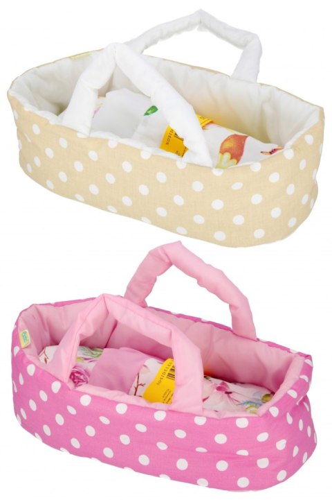 Nosidełko dla lalek materiał pościel 35cm 261025