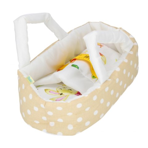 Nosidełko dla lalek materiał pościel 35cm 261025