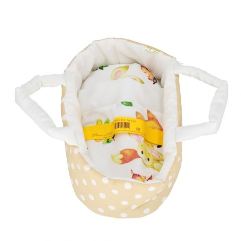 Nosidełko dla lalek materiał pościel 35cm 261025
