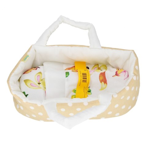 Nosidełko dla lalek materiał pościel 35cm 261025