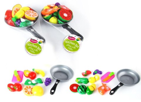 Owoce i Warzywa do krojenia z patelnią MEGA CREATIVE 405856