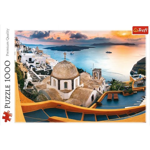 Puzzle 1000 elementów Bajkowe Santorini TREFL 10445 TR