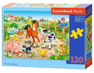 Puzzle 120 elementów On the Farm CASTORLAND B-13197