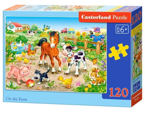 Puzzle 120 elementów On the Farm CASTORLAND B-13197