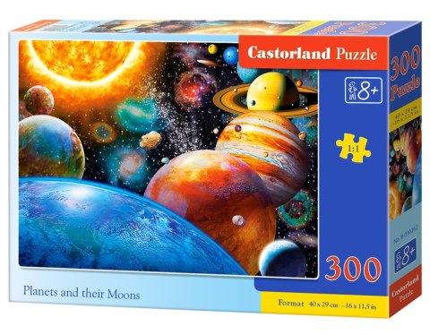Puzzle 300 elementów Planets and their Moons CASTORLAND B-030262
