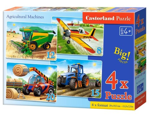 Puzzle 4w1 /8-12-15-20/ Agricultural Machines CASTORLAND B-041039