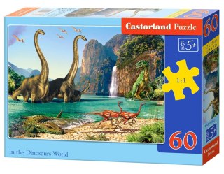 Puzzle 60 elementów In the Dinosaurs World CASTORLAND B-06922