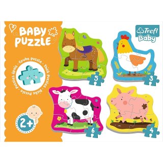Puzzle Baby Classic Zwierzęta na wsi TREFL 36070 TREF