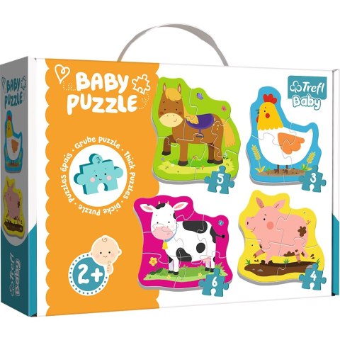 Puzzle Baby Classic Zwierzęta na wsi TREFL 36070 TREF