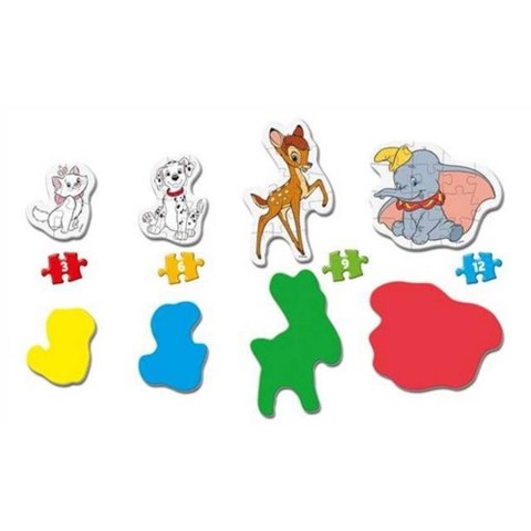 Puzzle Clementoni My First 3 6 9 12 elementów 20806