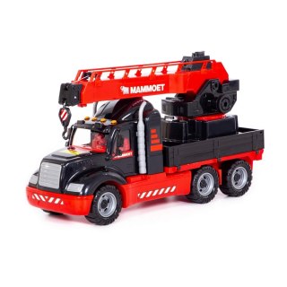 Auto ciężarowe dzwig 60x32x22 WADER POLESIE 56832WADP
