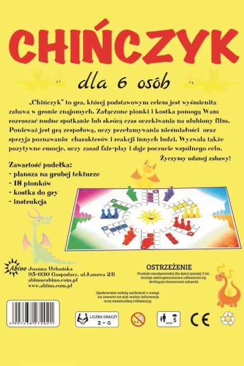 Chińczyk dla 6 osób ABINO