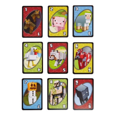 GRA MATTEL UNO MINECRAFT FPD61 PUD8