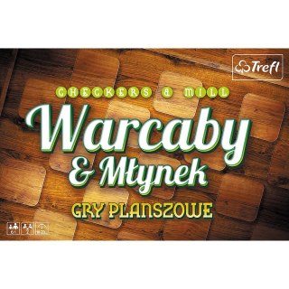 Gra Warcaby i Młynek TREFL 01681