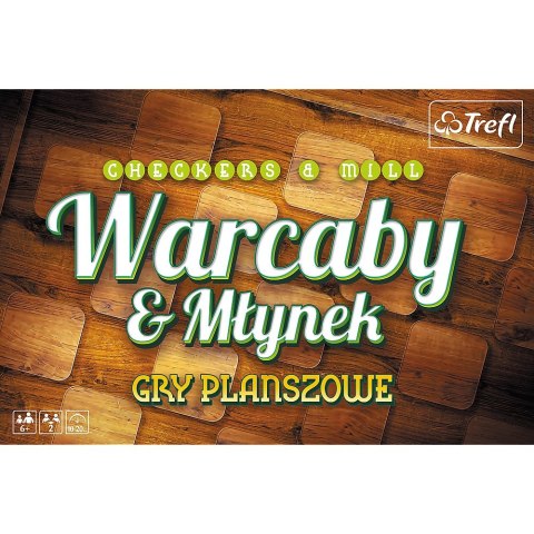 Gra Warcaby i Młynek TREFL 01681