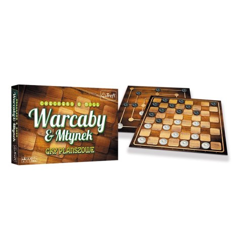 Gra Warcaby i Młynek TREFL 01681