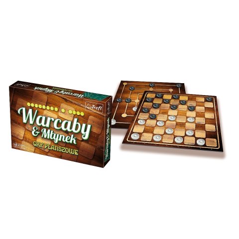 Gra Warcaby i Młynek TREFL 01681