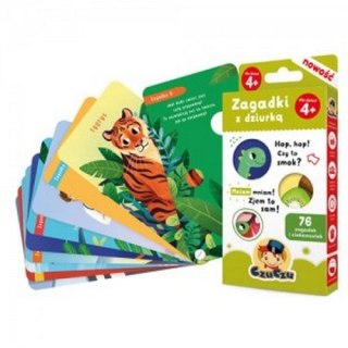 Gra edukacyjna Zagadki z dziurką 4 CZU CZU 6222947