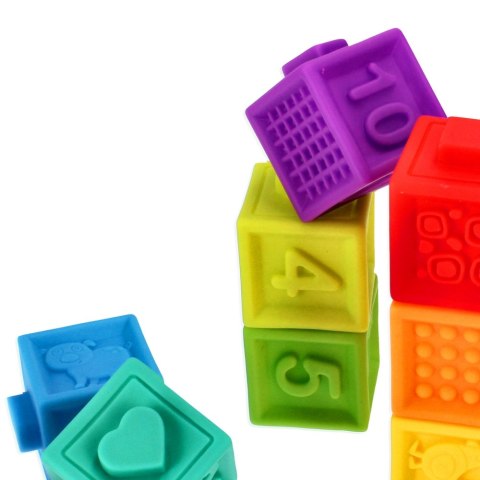 Gumowe klocuszki 10 szt. BAM BAM 432486